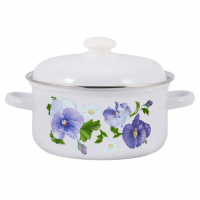Кастрюля эм. 3,0л Анютины Глазки